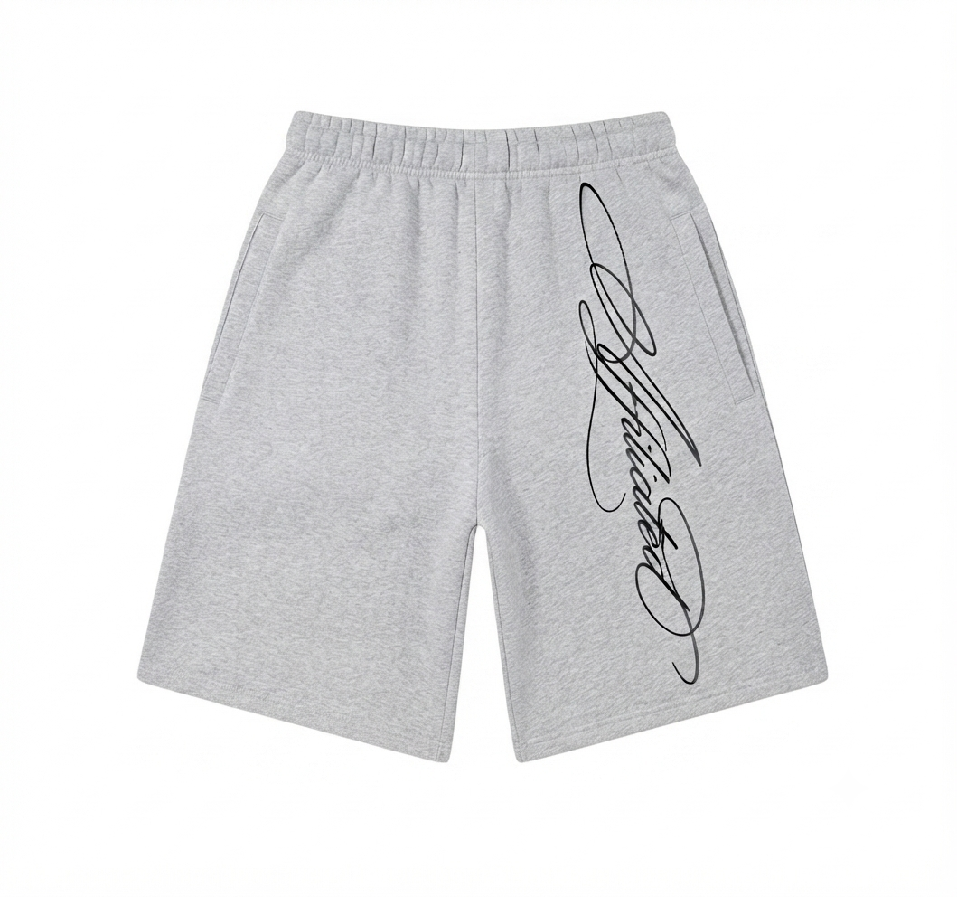 Short Jogging Streetwear Y2K – GREY