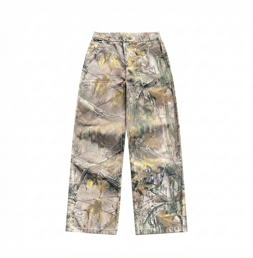 Jean Baggy Camouflage Y2K